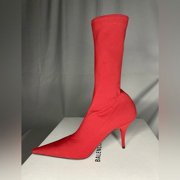 2 item bundle - Balenciaga Red Velvet Boot - Prada Luna shoulder bag - Red Blue - Picture 6 of 11